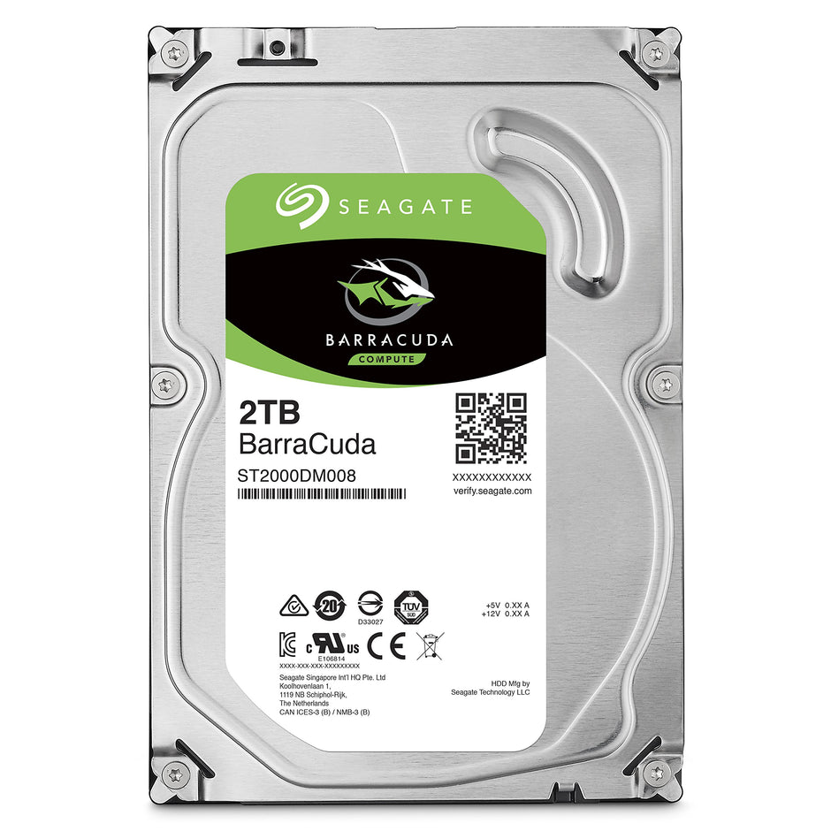 Seagate BarraCuda 8TB Internal Hard Drive HDD – 3.5 Inch Sata 6 Gb/s 5400 RPM 256MB Cache for Computer Desktop PC (ST8000DMZ04/004)
