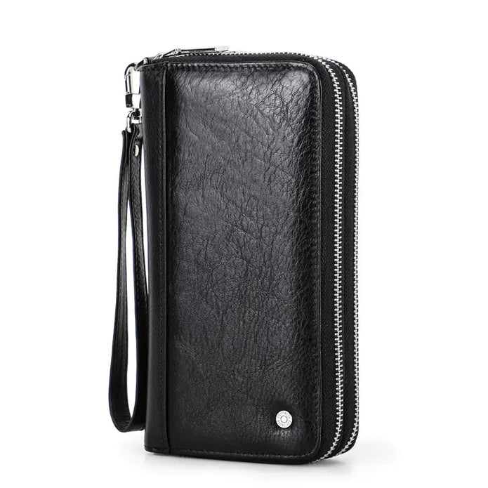 Leather Wallet with Strap