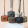 Cowhide Chic Necklet Coin Holder units 