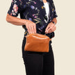 Leather Fanny Pack - Natural