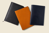 Refillable A5 Leather Notebook Cover – Tan Limited Edition