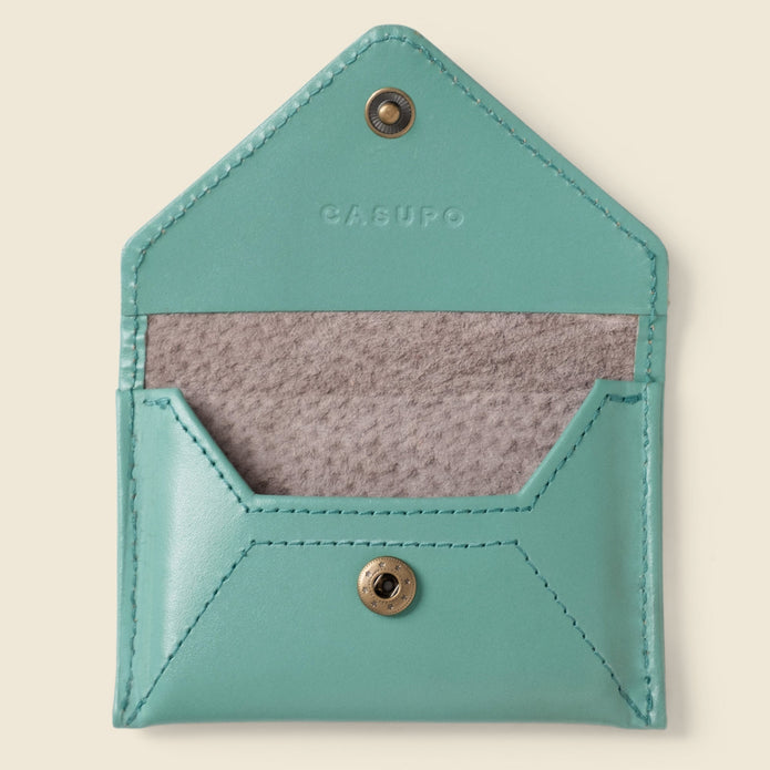 Mini Envelope Wallet With RFID protection - Teal