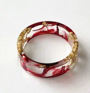 Floral Essence Resin Ring