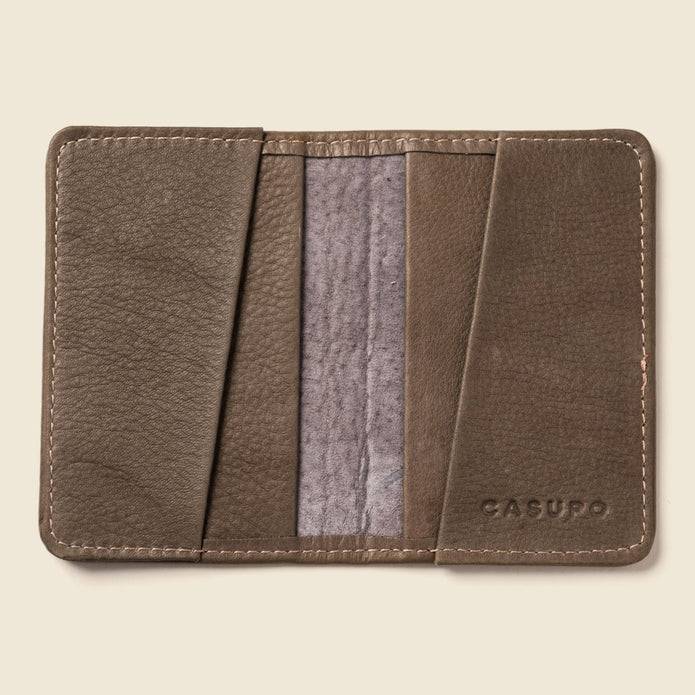 Compact Bifold with RFID Protection - Grey