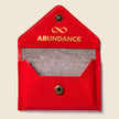 Mini Envelope Wallet With RFID protection - Fire Red