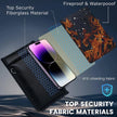 Prepare for an emergency ahead of time who is the fireproof and waterproof pouch RFID Sh fabric top security fiberglass material