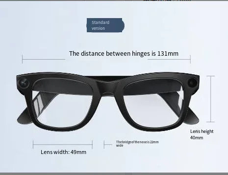Glasses with measurements