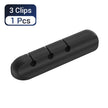 Cable Organizer Silicone USB Cable Winder Desktop Tidy Management Clips Cable Holder For Mouse Keyboard Headphone Wire Organizer