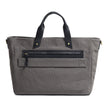 Voyager Canvas Leather Briefcase, Gray