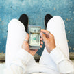 Money Clip Wallet - Blue Camo