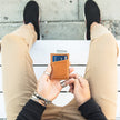 Minimalist Wallet with RFID protection - Natural