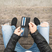 Large Billfold Wallet with RFID protection - Black