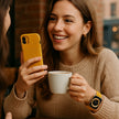 Apple Watch Yellow Leather Strap - Boston
