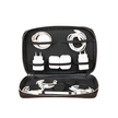 Leather Tech Organizer Case - Black - Oslo