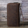 Leather Wallet with Strap