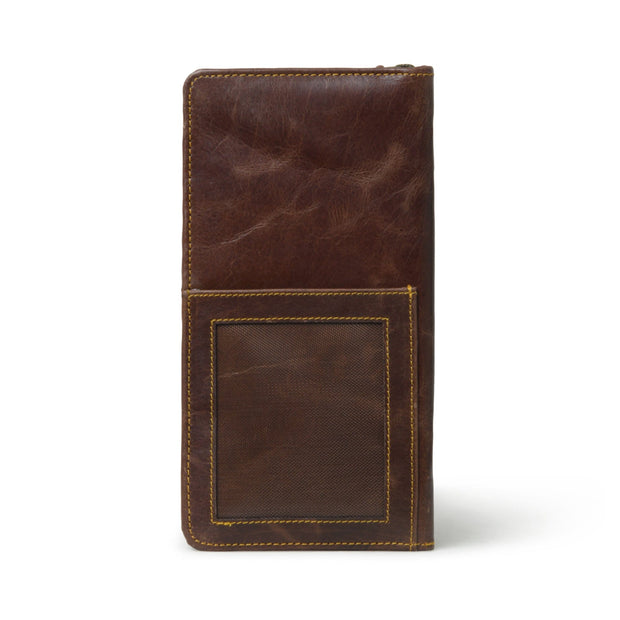 Conveniently see through pocket mesh on a Buffalo extremely strong durable and rugged wallet