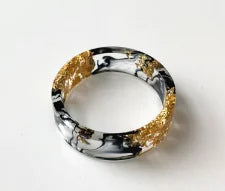 Floral Essence Resin Ring