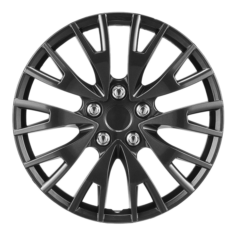 VEVOR 16" Wheel Rim Cover Hubcaps Set of 4 Sturdy Hubcap for All Weather Use