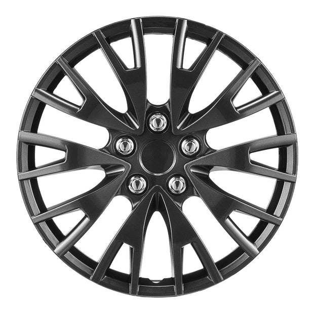 VEVOR 16" Wheel Rim Cover Hubcaps Set of 4 Sturdy Hubcap for All Weather Use