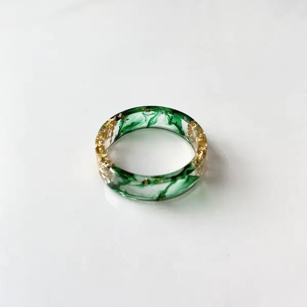 Floral Essence Resin Ring