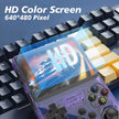 New R36S Retro Handheld Video Game Console Linux System 3.5-inch IPS Screen Pink Portable Handheld Video Player 64GB 15000+ Game