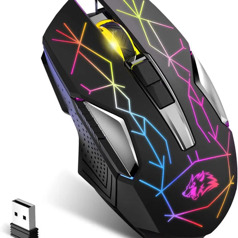X18 Wireless Gaming Mouse 2.4G 7 RGB