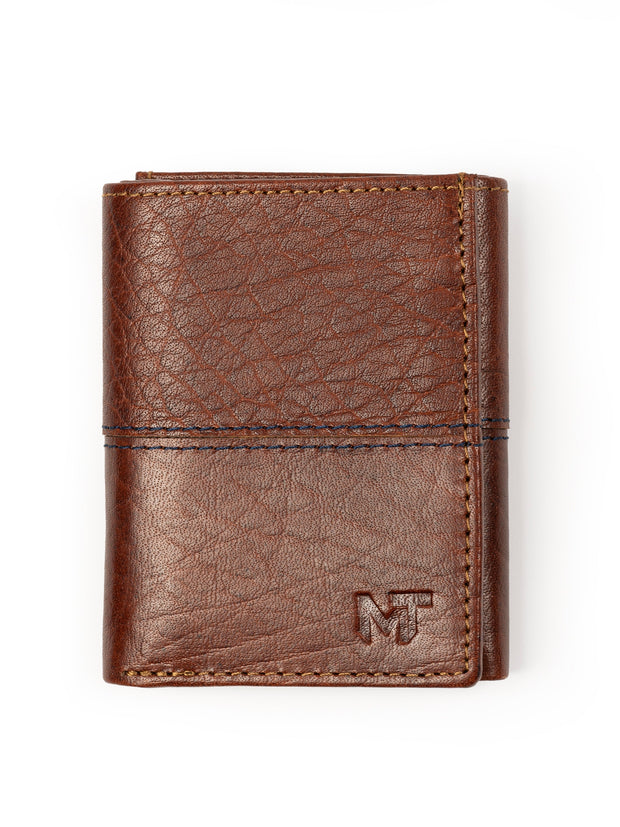 Textured Tri-Fold Men's Wallet