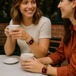 Classic Caramel Brown Leather Apple Watch Band - Dallas