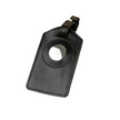 Premium Leather AirTag Luggage Tag - Black - Clovis