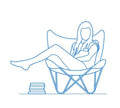 The Jet Black Butterfly Chair