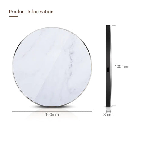 Wireless charging pad a 100mm * 100mm by 8mm