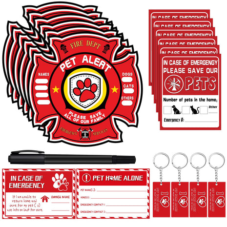 Save Pets Inside Sign Emergency Rescue Alert