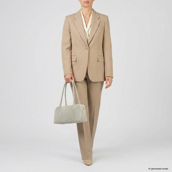 Italian Genuine Suede Shoulder Bag | Pavia