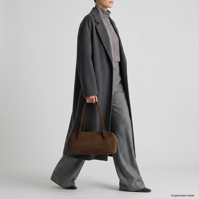 Italian Genuine Suede Shoulder Bag | Pavia