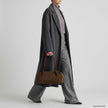 Italian Genuine Suede Shoulder Bag | Pavia
