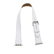 Luxury Double Wrap White Leather Apple Watch Band - San Diego