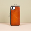 iPhone 16e Leather Wallet Case - Golden Brown - Brooklyn