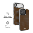 Blueberry Espresso | Brown Polka Dot iPhone Case