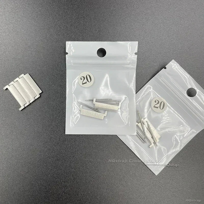 2pcs Watch Band Adapters 20mm To 20mm 22mm To 22mm 22mm To 20mm Quick Release Pins Connectors Watch Band Spring Bars Accessories