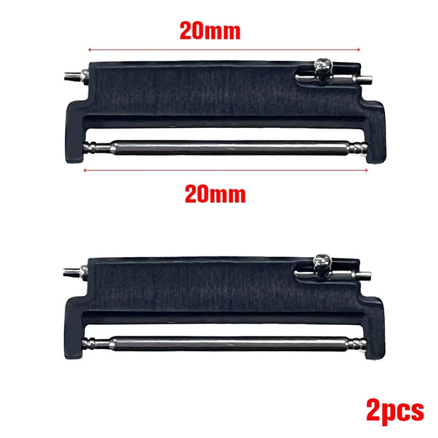 2pcs Watch Band Adapters 20mm To 20mm 22mm To 22mm 22mm To 20mm Quick Release Pins Connectors Watch Band Spring Bars Accessories