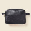 Leather Fanny Pack - Black