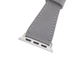 Luxury Double Wrap Grey Leather Apple Watch Band - San Diego