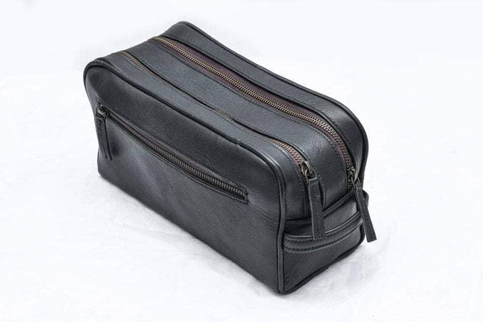 The Twin Section Toiletry- Black