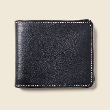 Large Billfold Wallet with RFID protection - Black