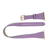 Luxury Double Wrap Purple Leather Apple Watch Band - San Diego