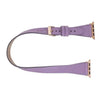 Luxury Double Wrap Purple Leather Apple Watch Band - San Diego