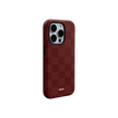 Maroon Check | Burgundy Checkerboard iPhone Case