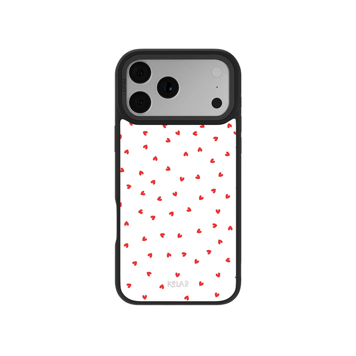 Minimalist Love | Red Heart iPhone Case