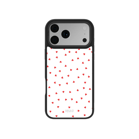 Minimalist Love | Red Heart iPhone Case