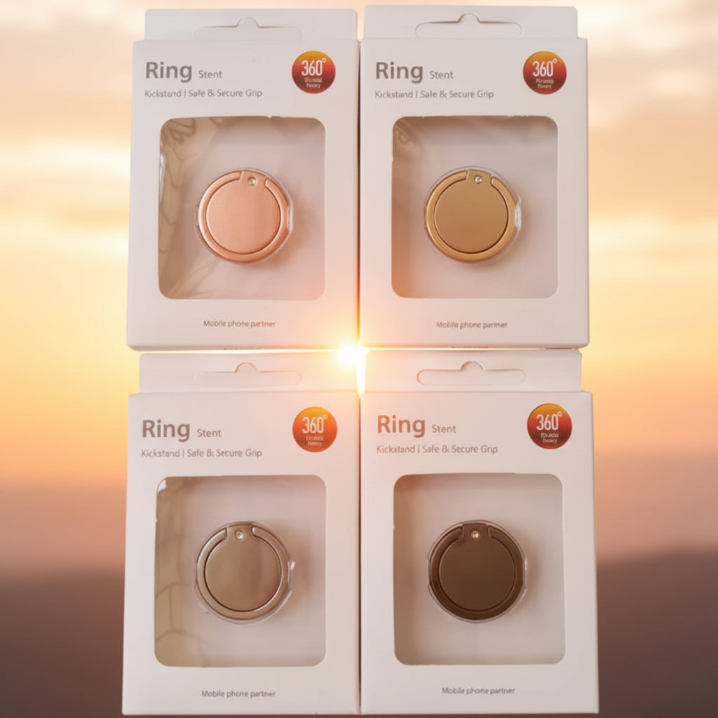 Sleek Zinc Grip Phone Ring